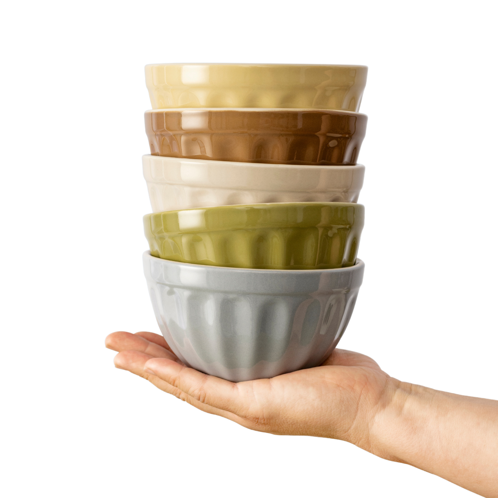 Müslischale aus Keramik in verschiedenen Farben aus der Mynte-Serie von I.B. Laursen