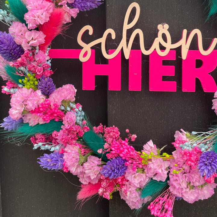 Detailbild 3D Kranz schön hier