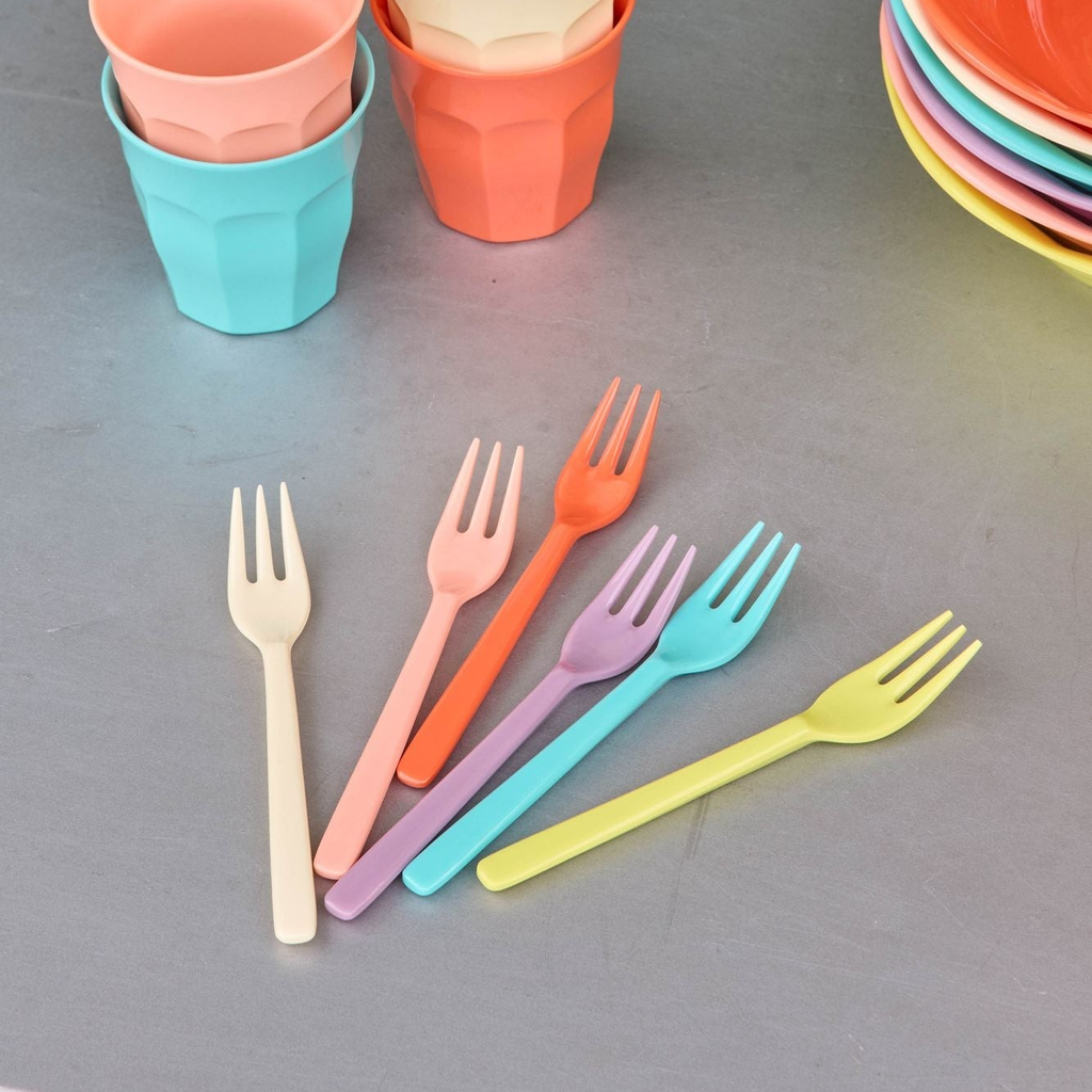 Rice - Gabeln multicolour 6er Set