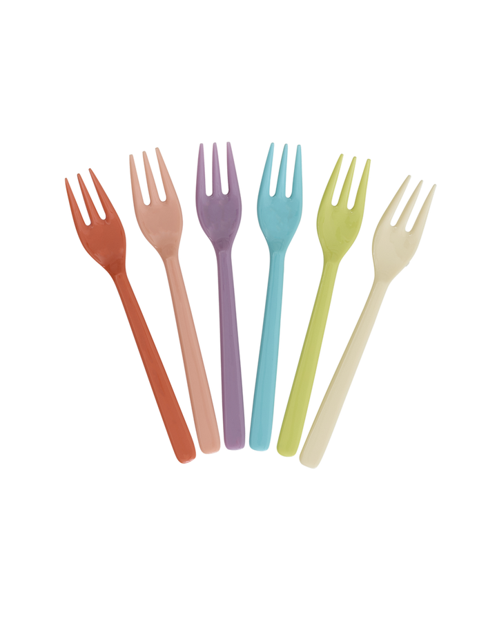 Rice - Gabeln multicolour 6er Set