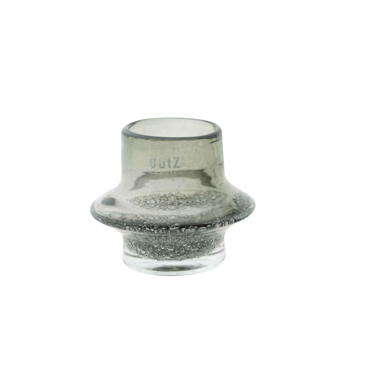 Dutz - Blumenvase VOTIVE Ringo mit Blasen Olive-Grau