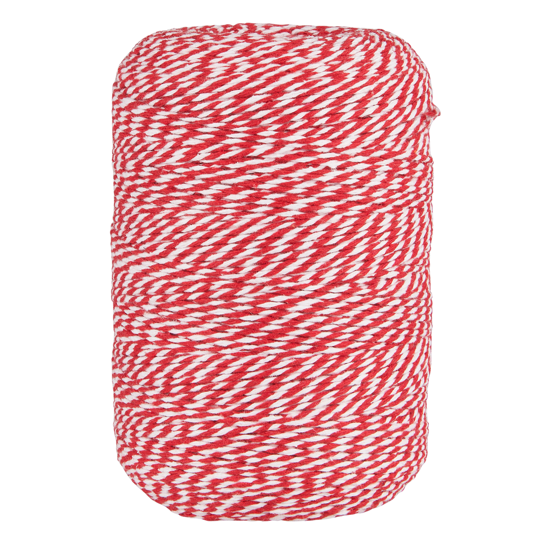 Rot-weißes Garn mit 400m Länge von I.B. Laursen