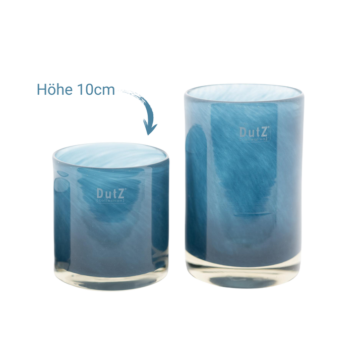 Dutz - Teelichthalter VOTIVE in Navy Höhe 10cm