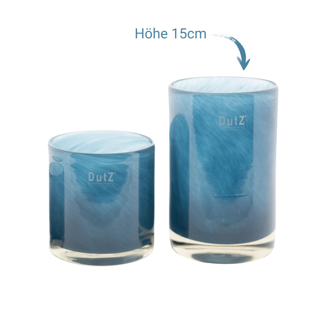 Dutz - Teelichthalter VOTIVE in Navy Höhe 15cm